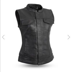 First Manufacturing Ludlow Leather Vest L (Women)